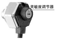 配備靈敏度調節器(反射型、帶動作切換開關的透過型)